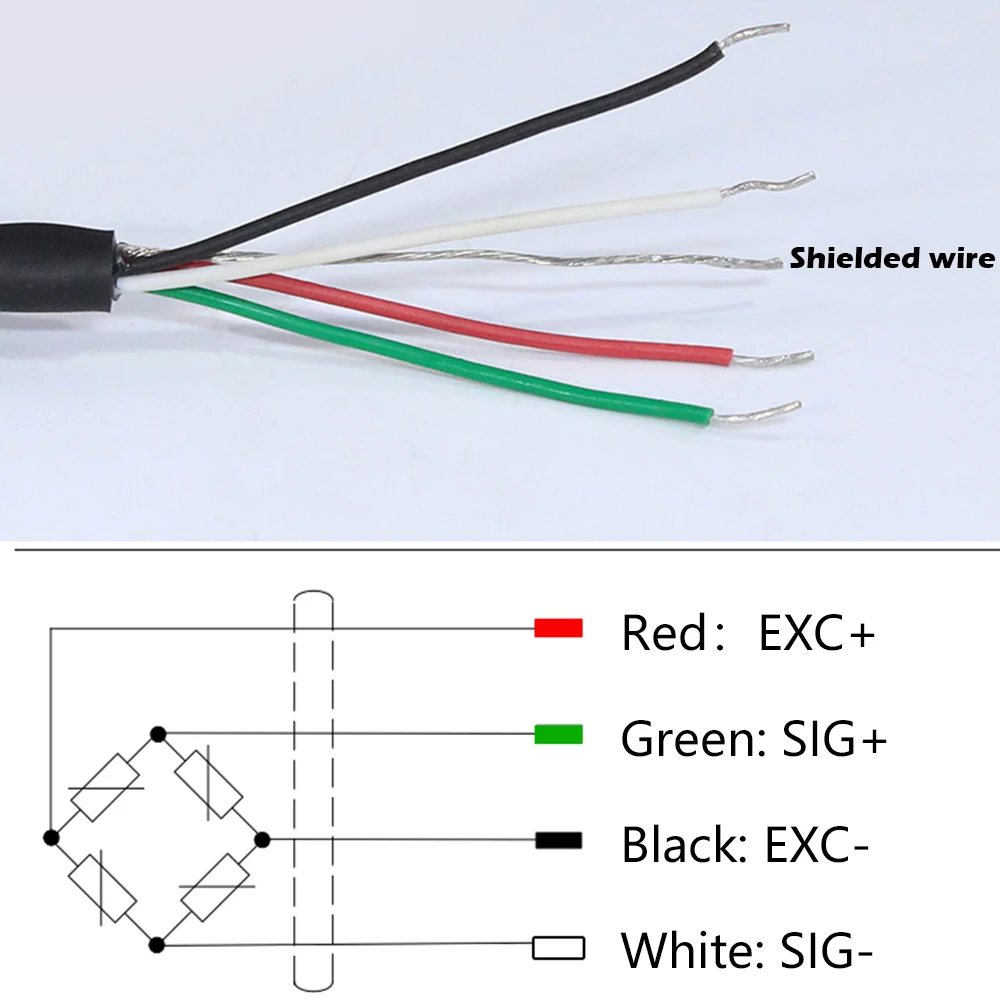 مستشعر ضغط YZC-1B بقدرة 200 كجم، ميزان مطبخ إلكتروني رقمي محمول، مستشعر وزن لأردوينو