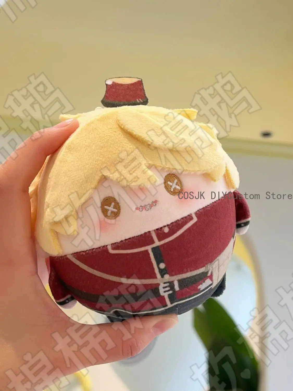 أنيمي فيكتور جرانتز ساعي البريد الهوية الخامس 10 سنتيمتر Maumet لطيف محشوة الجسم أفخم حقيبة مدرسية الحلي الكرتون قلادة هدايا عيد الميلاد