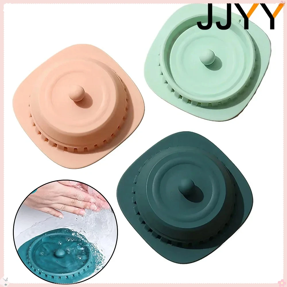 Silicone Floor Drain Cover Deodorizer Insect Proof Seal Plug for Bathroom Kitchen Toilet Essential Drain Accessory