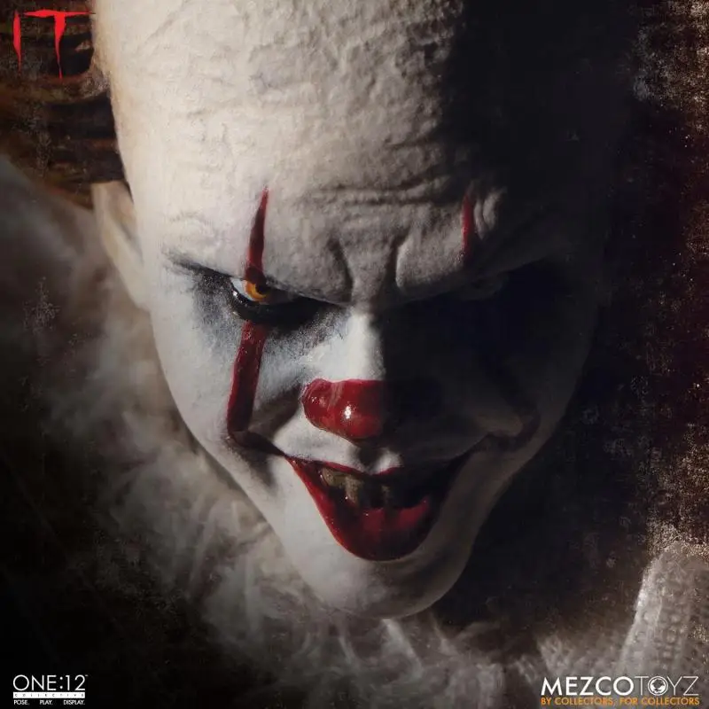 Original Mezco ONE:12 Pennywise Anime Action Collection Figures Model Toys Gifts for Kids