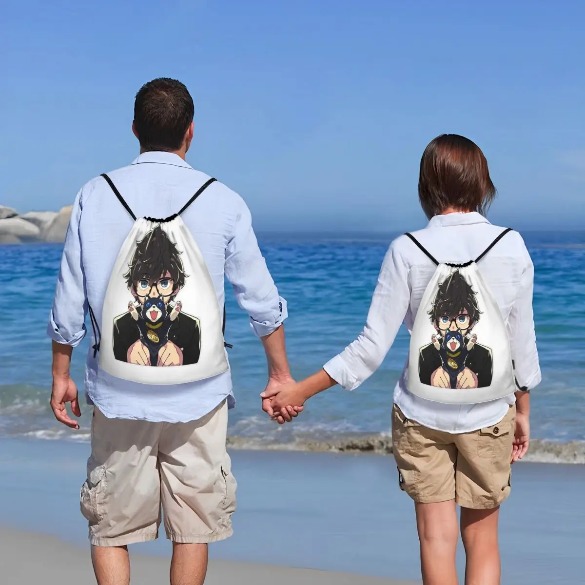 Morgana Personal Backpacks Fashion Drawstring Bags Sports Bag Book Bags for Man Woman School
