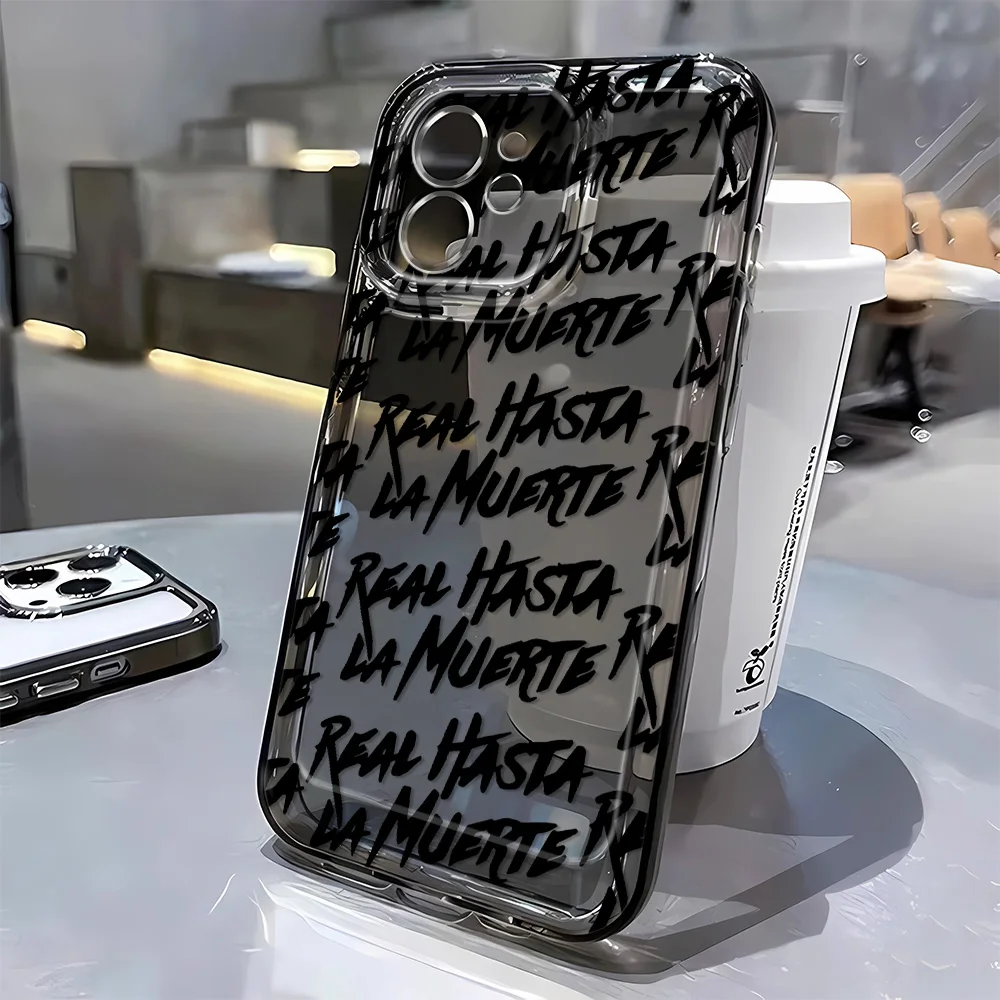 

Anuel AA Rapper Hot Precise Hole Film Case For iPhone 14 15 16 Plus iPhone 13 12 11 Pro XS MAX XR 8 7 Plus 16E SE 2020 Cover