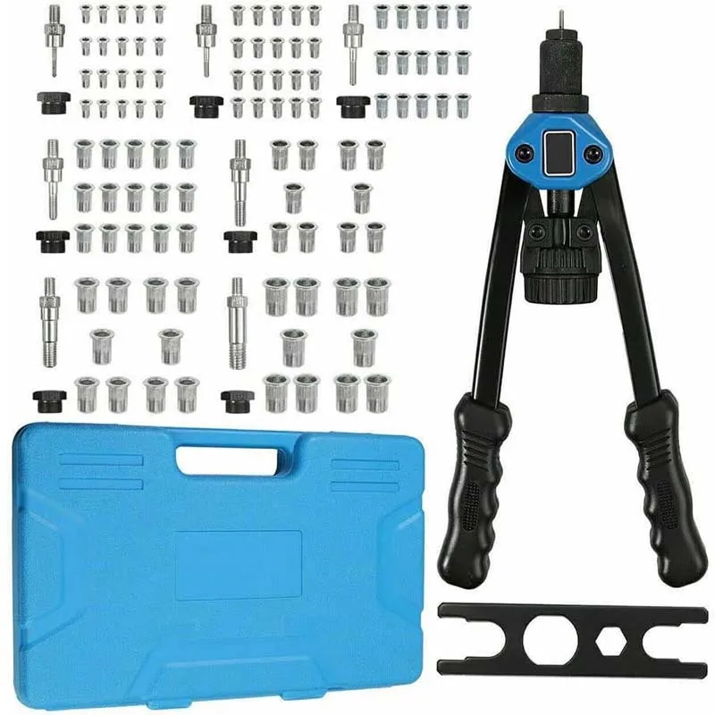 110pcs Manual Rivet Gun, Labor-saving Hand-operated Blind Rivet Tool