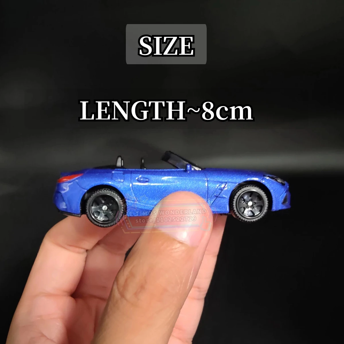 1/64 BMW Z4 M40i Replica Metal Mini Car Model Miniature Art Vehicle Figure Diecast Ornament Decoration Kid Boy Xmas Gift Toy