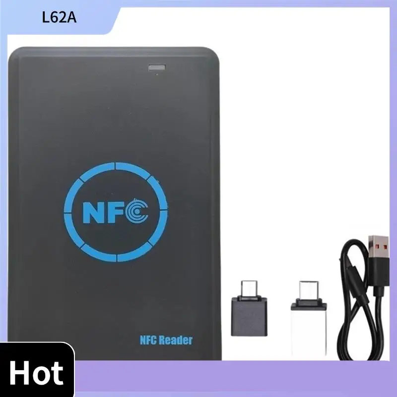 

L62A Token Writer Clone 5 Frequency RFID Smart Chip Duplicator+ UID Keychain NFC Reader Copier HID 125K/IC/ID 13.56Mhz 125Khz