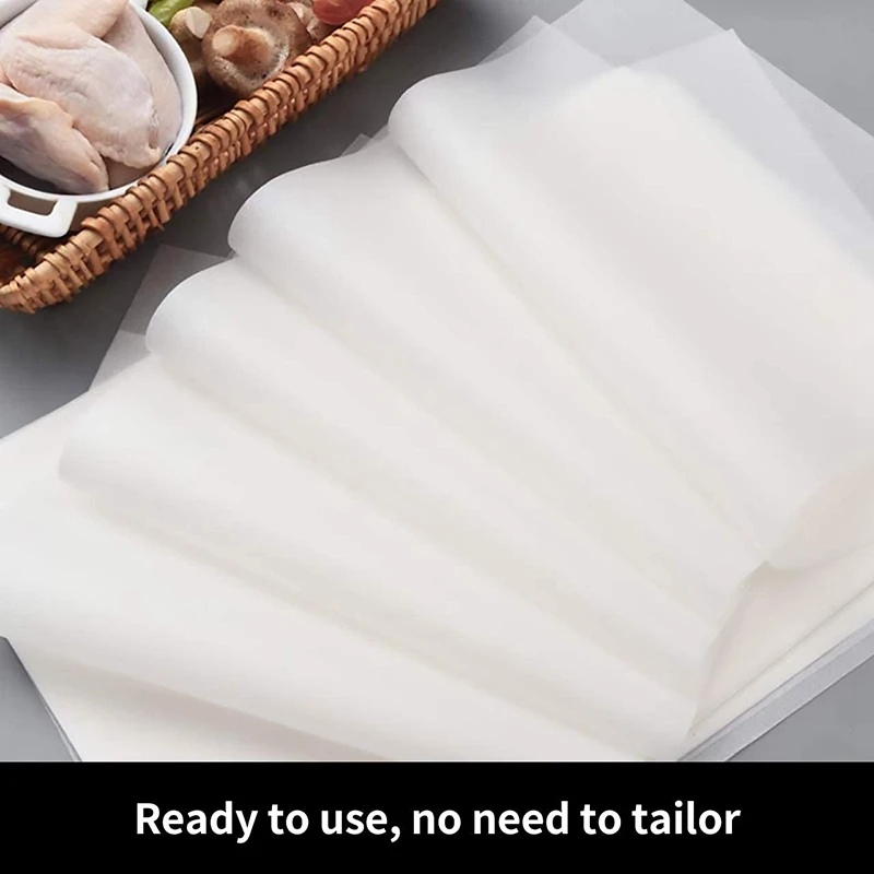 250 Pcs Pre-Cut Parchment Paper,Non-Stick Oil-Absorbing Parchment Paper,Used For Baking,Grilling,Air Fryer,Cakes,Etc