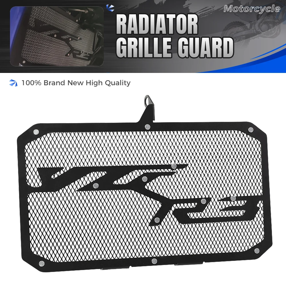 

For YAMAHA YZFR3 2015 2016 2017 2018 2019 2020 2021 2022 2023 Radiator Guard Grille Cover Protector Motorcycle Cooler Protection