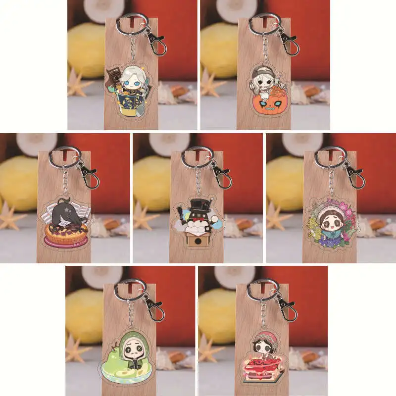 Identity Ⅴ Emily Dyer Freddy Riley Popular Game 2D Peripheral Acrylic Keychain Backpack Pendant Cute Comic Exhibition Gifts