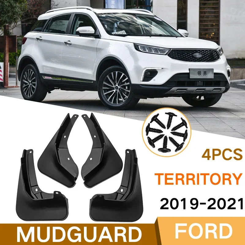 

For Ford Territory 2019-2021 black car mudguard Reduce dust Resist tire dirt car accessories tools