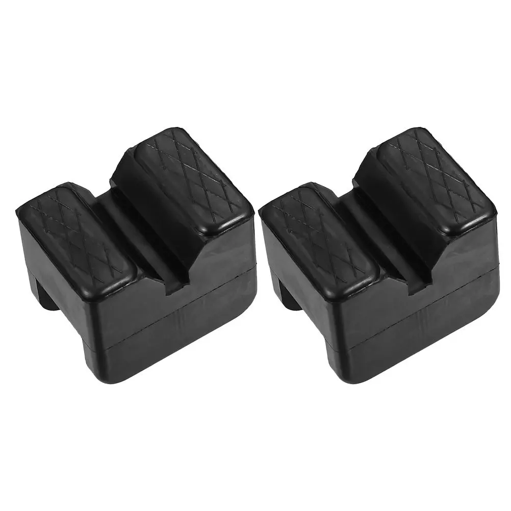 

2Pcs Rubber Jack Pads Slotted Floor Jack Stand Pads Non-Slip Stable Durable Protective Support for Vehicle Pinch Weld Jacking