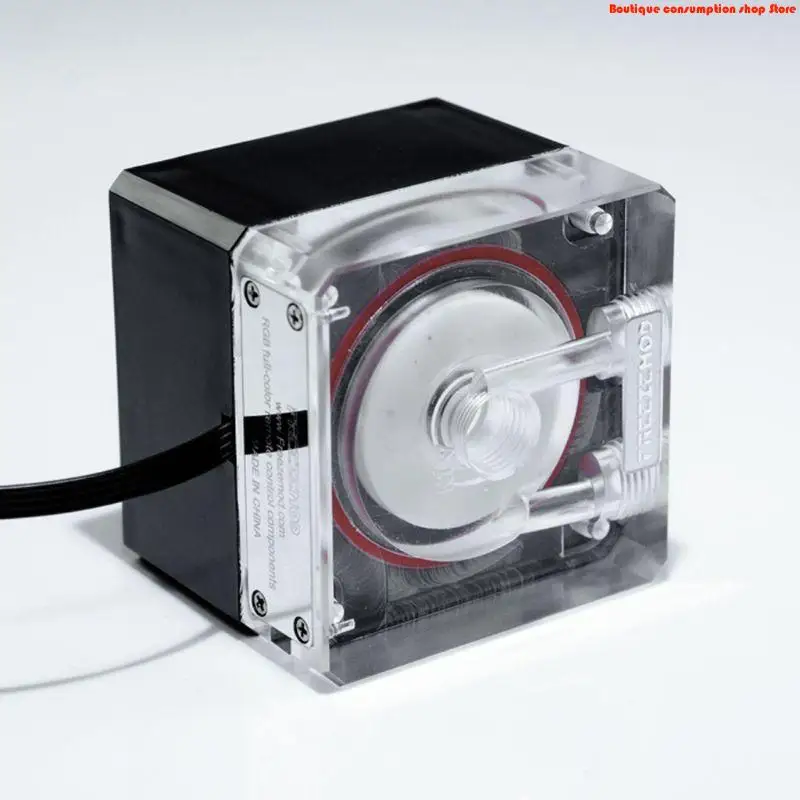 L9NA Computer Water Cooling Mute Pump 800L/H PU-FS4M-J Almost Noise Intelligent Temperature Regulation