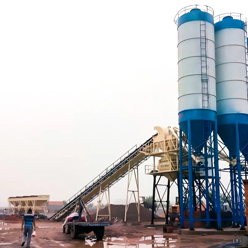 Precision-Controlled Automated Concrete Batching Plant Featuring Motor As Core Component