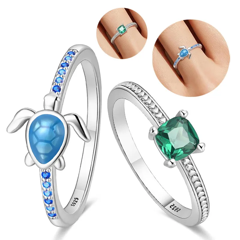 Изысканное-кольцо-из-серебра-925-пробы-с-изумрудно-синей-черепахой-подарок-для-женщин-на-День-святого-Валентина-и-годовщину-без-никеля