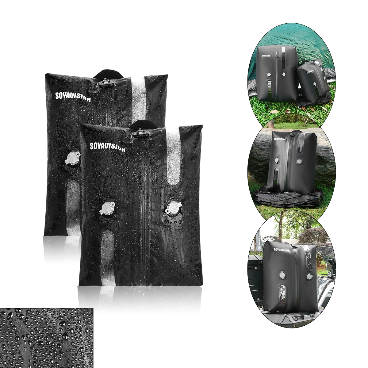 Waterproof Outdoor Vacuum Compression Bags Camping Travel Clothing Storage Bags Space-Saver Organizer for Riding Hiking Trips