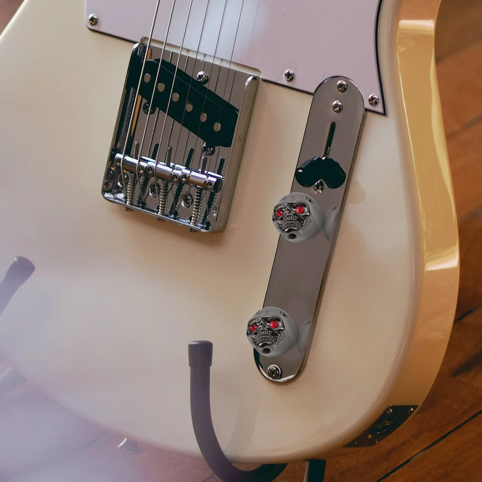 

1pcs Electric Guitar Knob Caps Metal Volume Tone Control Knobs For Guitar Bass Audio Equipment Replacement Parts Accessory