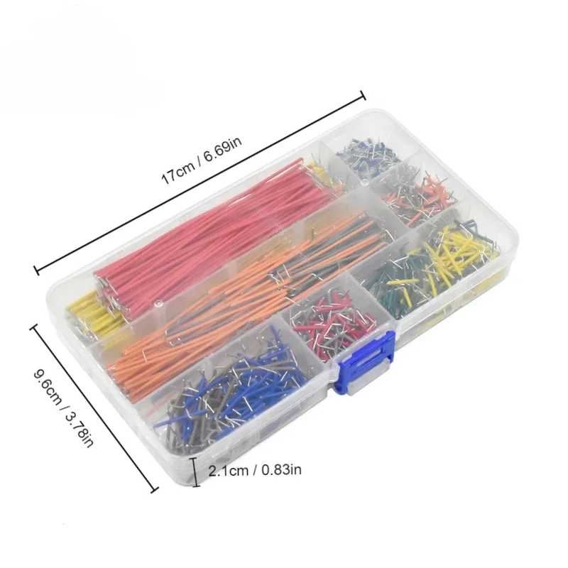 140/350/560/840Pcs U Shape Solderless Breadboard Jumper Cable Wire Kit For PCB Bread Board Prototyping Circuits, For DIY