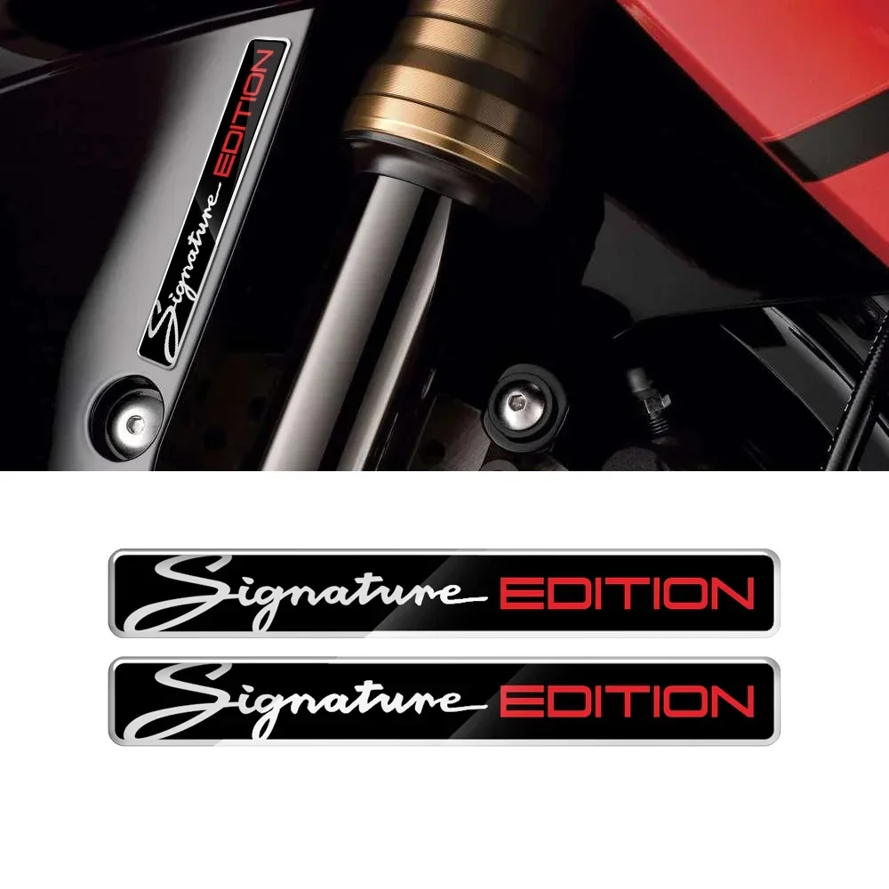 

Для PIAGGIO VESPA для BMW Suzuki Aprilia Ducati Triumph Yamaha 3D наклейка на мотоцикл Signature Edition наклейка