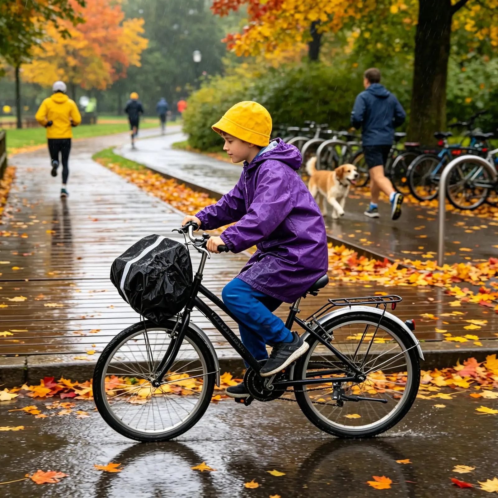 Waterproof Bicycle Basket Cover With Reflective Strips Oxford Cloth Front Basket Lining And Rain Cover suitable for bicycles