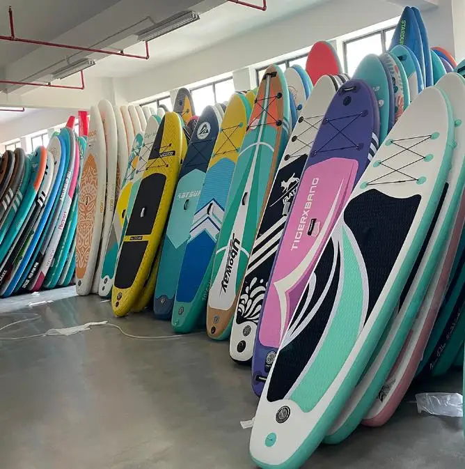 2024 custom-made high-quality inflatable super water surfboard standing competition paddle