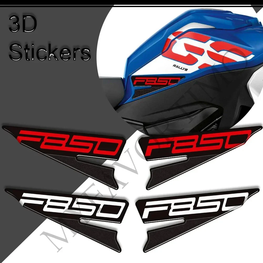 

F850GS Fit BMW Motorcycle Decals Adventure Tank Pad Grips Stickers Protection Gas Fuel Oil Kit Knee 2019-2023