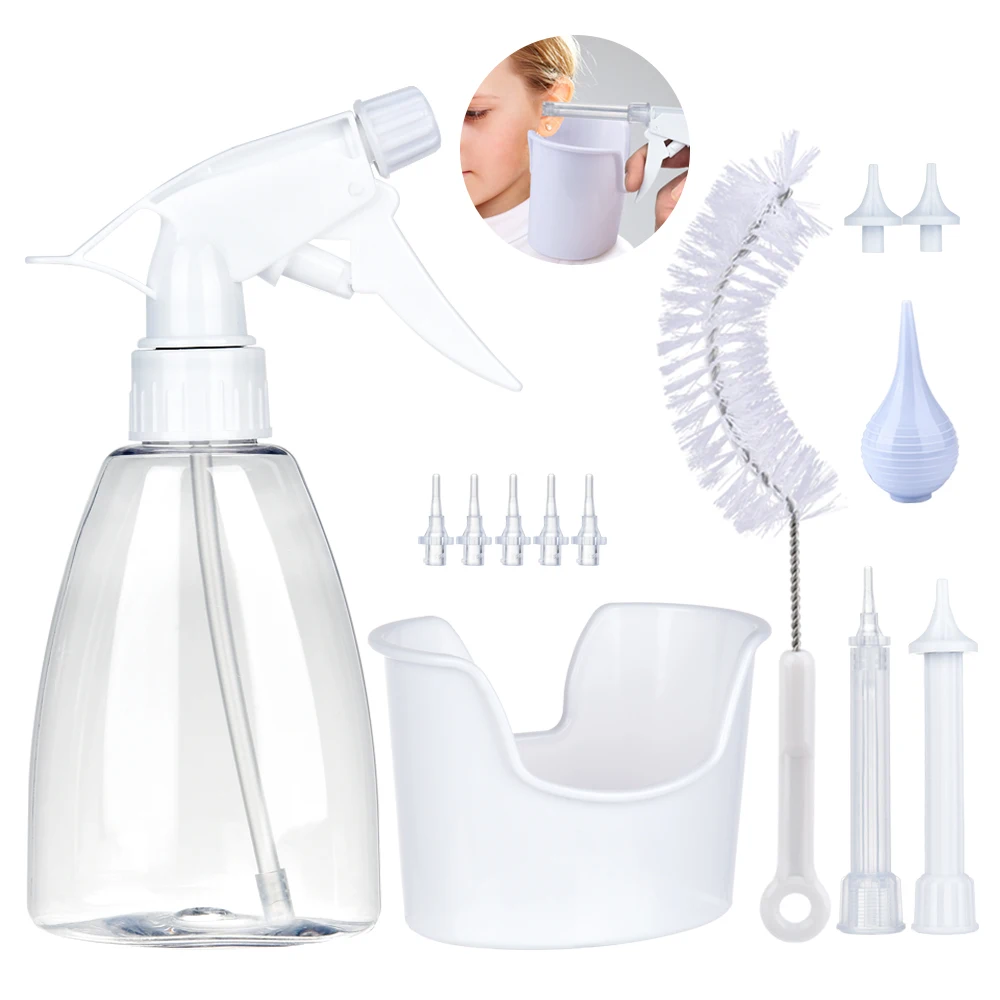 

Earwax Cleaning Bottle Ear Cleaner Water Cleaner Earwax Remover Kit Ear Irrigation Flushing System Ear Cleaning Kit Healthy Care