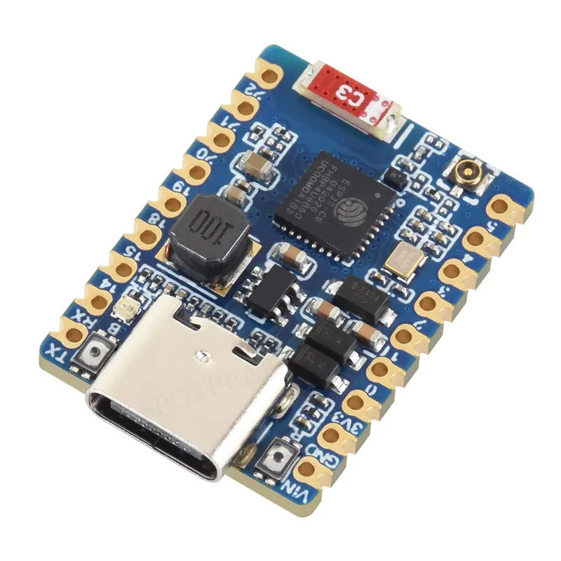 ESP32-C6 Mini Wi-Fi 6 Development Board Type B, 5~36V Wide Voltage Power Supply, Supports Bluetooth 5, IEEE 802.15.4