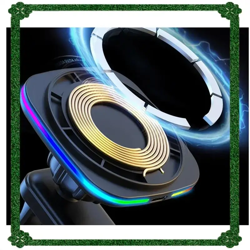 24-Hour Delivery Car Fast Charging Station Wireless Charger For Iphone 15 14 13 12 Pro Max For Car