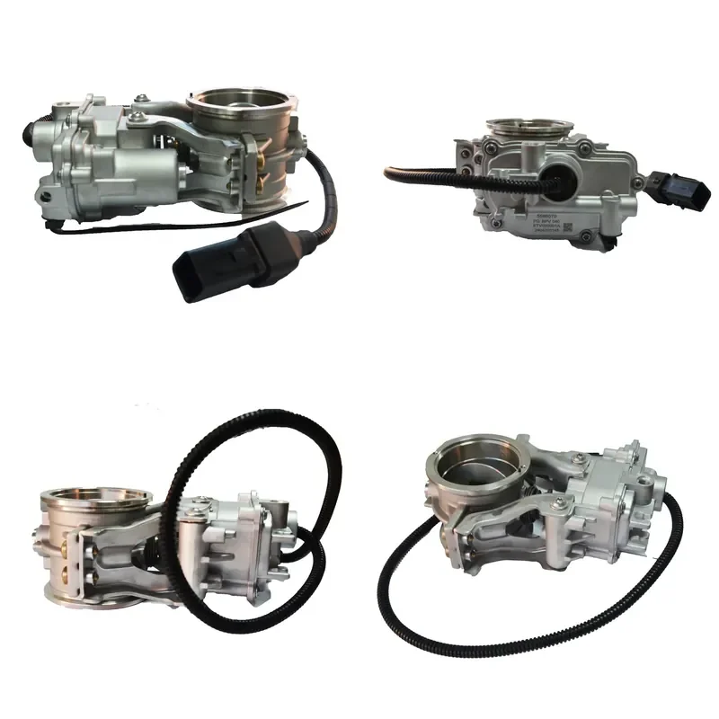 Genuine 5566070 24V Throttle Valve for Foton Dongfeng Cummins ISF3.8 Engine Exhaust Throttle Assembly