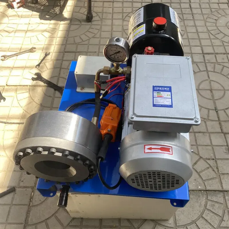 

220V 1 inch electric Automatic Hydraulic Hose Crimping Machine Hose Pipe Crimper With 8 sets Dies