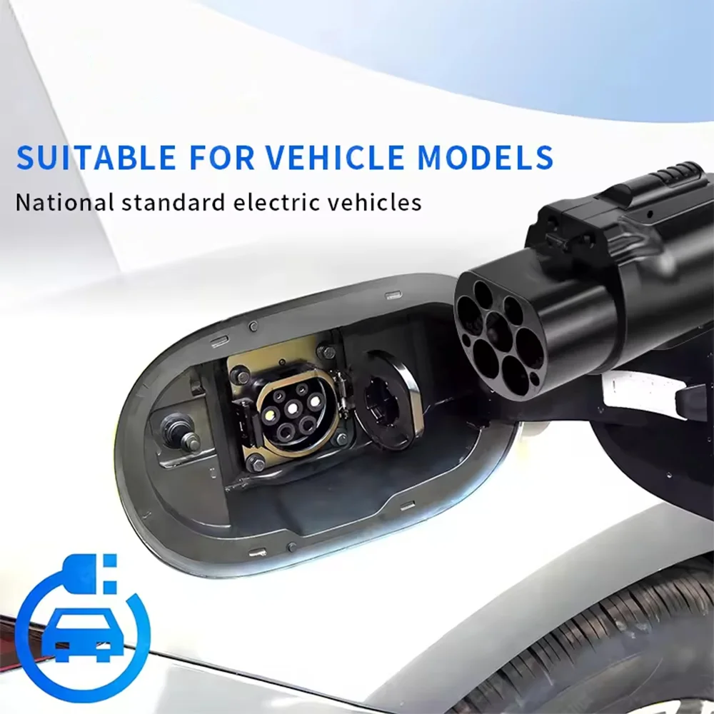 Nacs to Gbt Ev Charging Adapter for Byd Atto 3 Seal Xpeng G9  Destination Charger 32a Ip65 Portable Ac Level 2