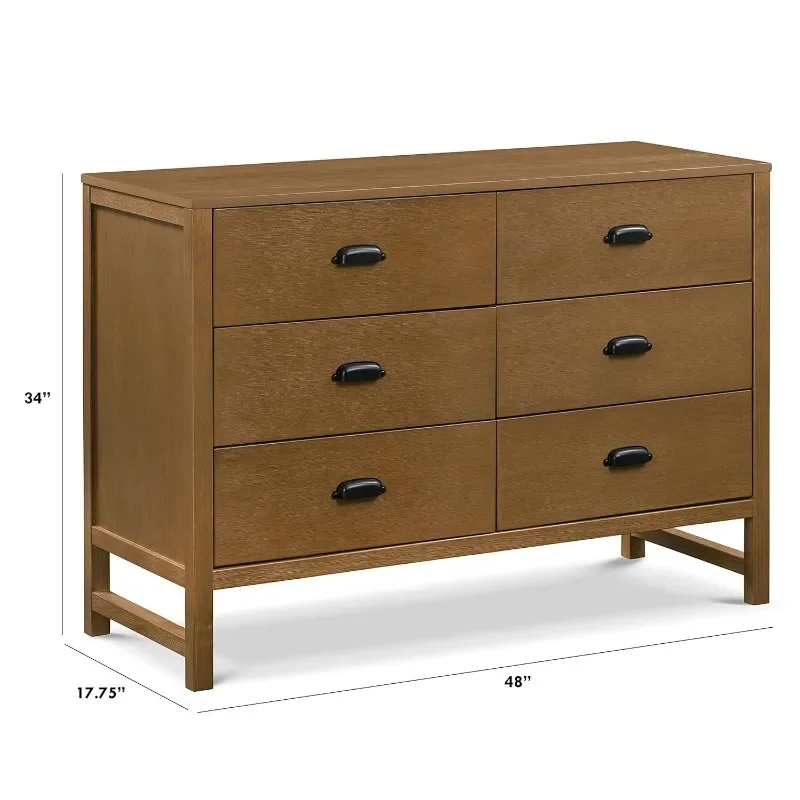 Fairway 6-Drawer Double Dresser in Cottage White