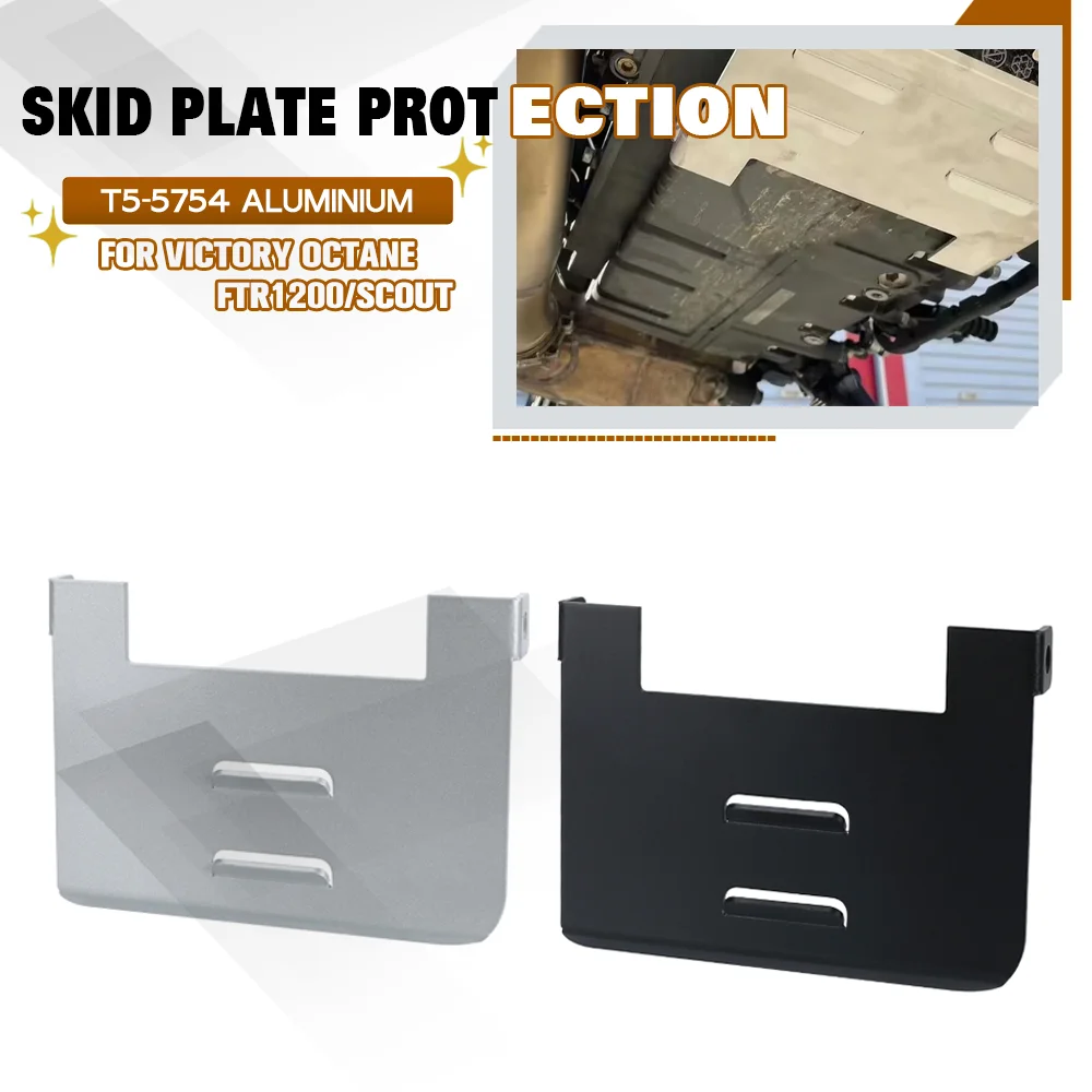 

FOR Indian FTR1200/Scout 2015-2024 Motorcycle Skid Plate Bash Frame Guard Under Engine Protection Cover For Victory Octane