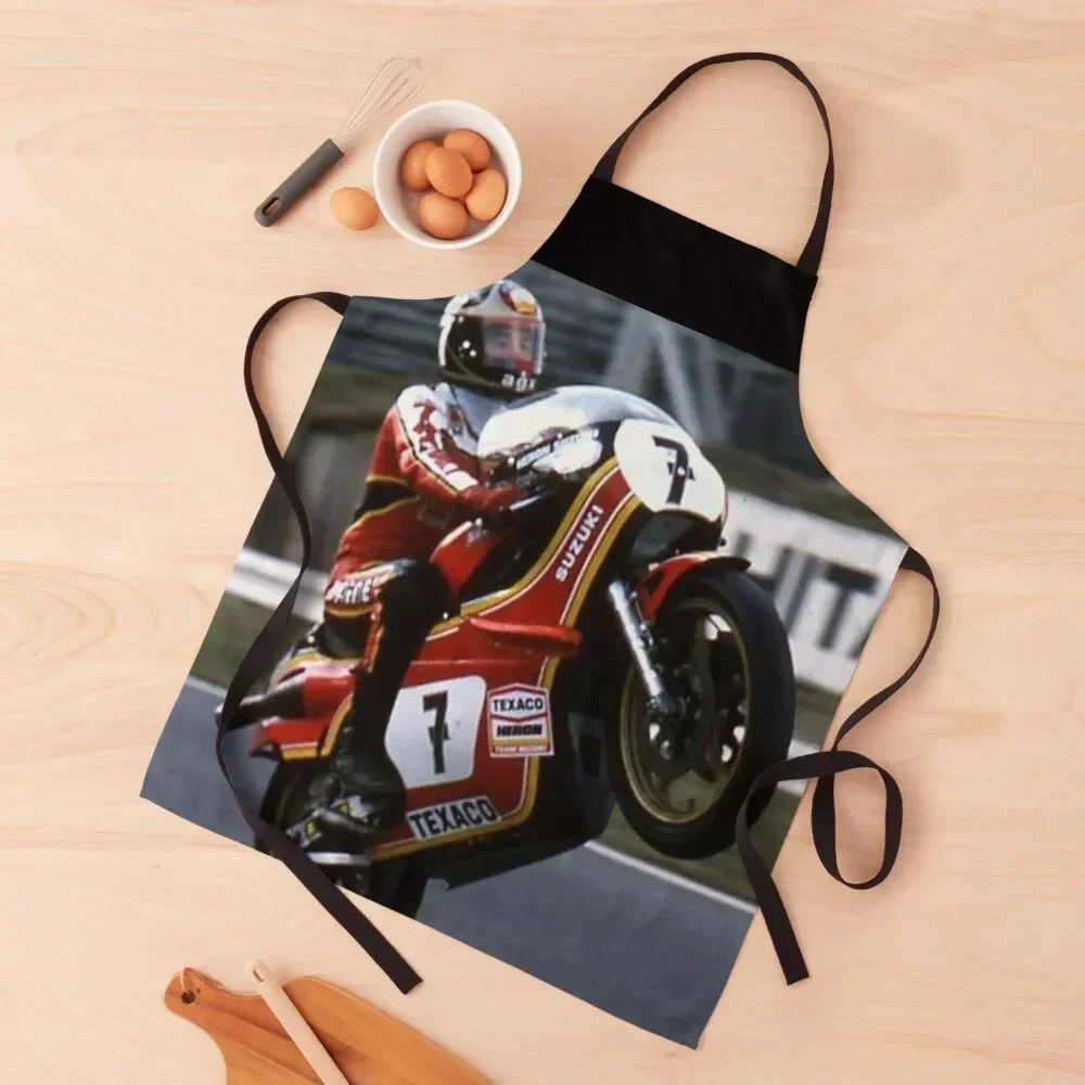 

Barry Sheene Apron Things For The Home Waiter Uniforms Cute Kitchen Apron