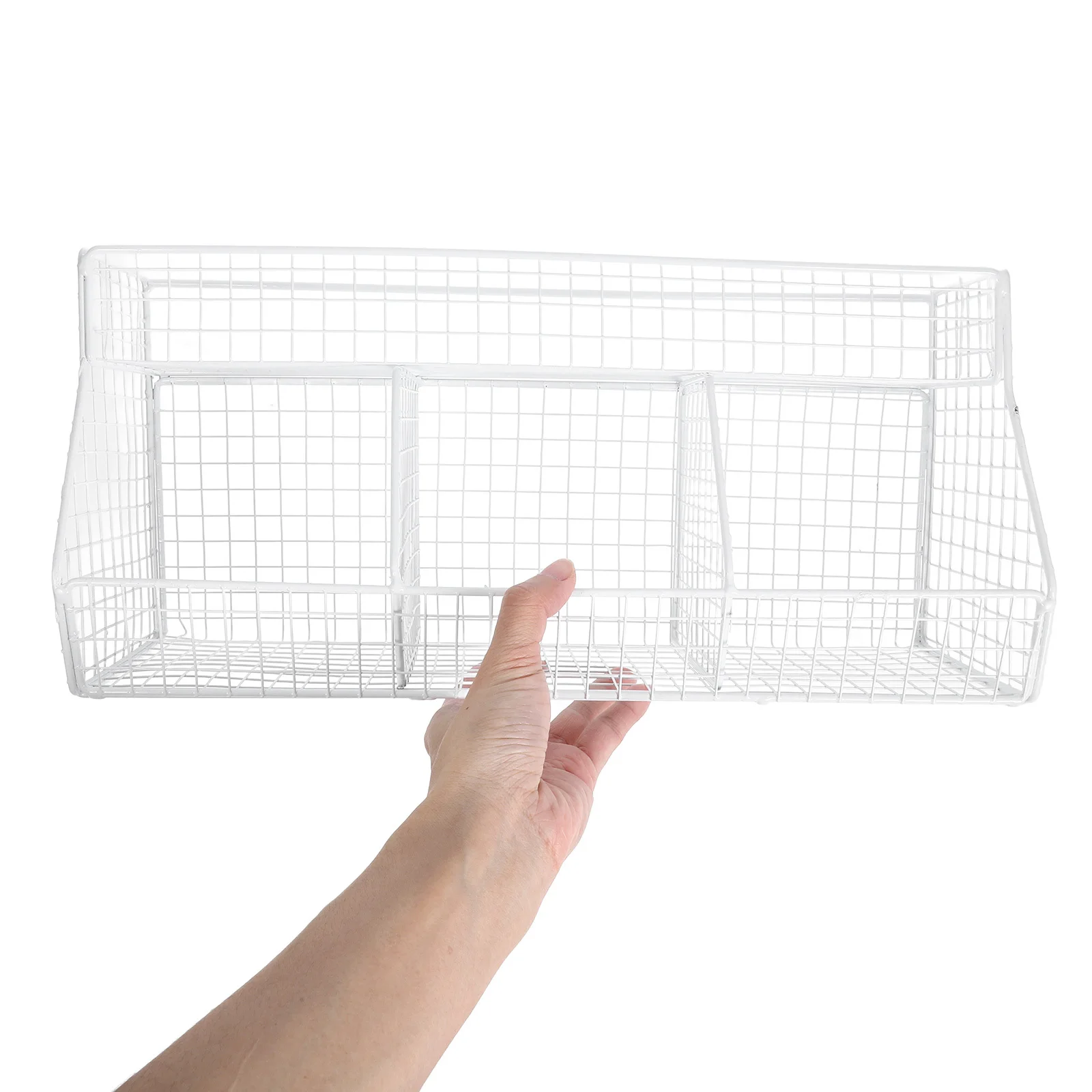 الحائط المطبخ سلة التخزين الأسلاك المعدنية الفاكهة الخضار البصل الزنجبيل الثوم حامل توفير المساحة جدار سلة فاكهة #5