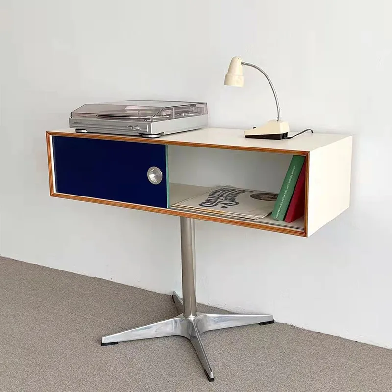 Internet celebridade mesa de entrada armário de madeira porta deslizante sala estar decoração mesa entrada retangular