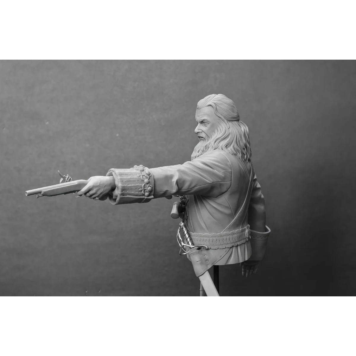 Kit de modèle non peint en résine à l'échelle 1/10, buste, thème militaire, GK non assemblé et non peint