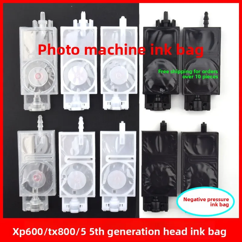 Negative Pressure Ink Bag for UV Photo Printer, Compatible with 5th Gen XP600 5113 4720 Printhead