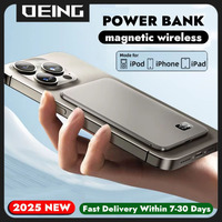 10000mAh Thin Magnetic Wireless Power Bank PD25W Fast Charging Portable Battery For Magsafe Powerbank For iPhone Xiaomi Samsung