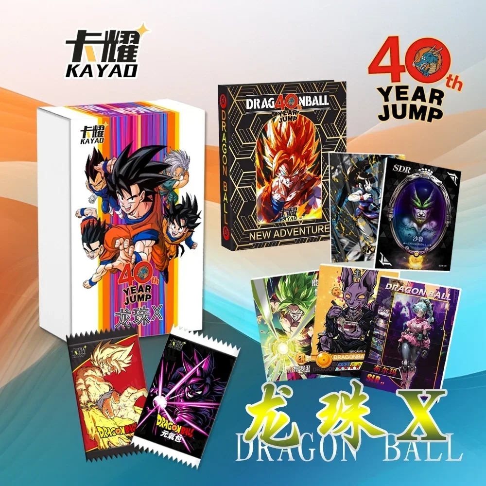 Dragon Ball Card 40th Anniversary Edition Trading Collectible Cards Memory of Akira Shimayama Dragon Ball Anime Cards Kids Toys