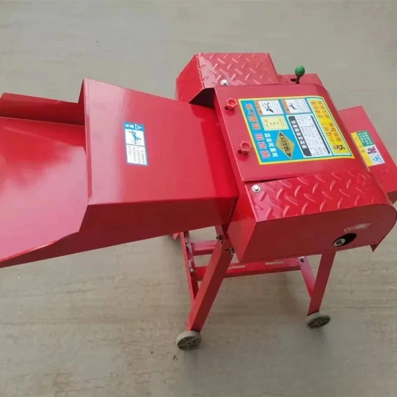 Dry and wet guillotine machine, household engine with grass crusher, corn straw forage sweet potato guillotine cutting