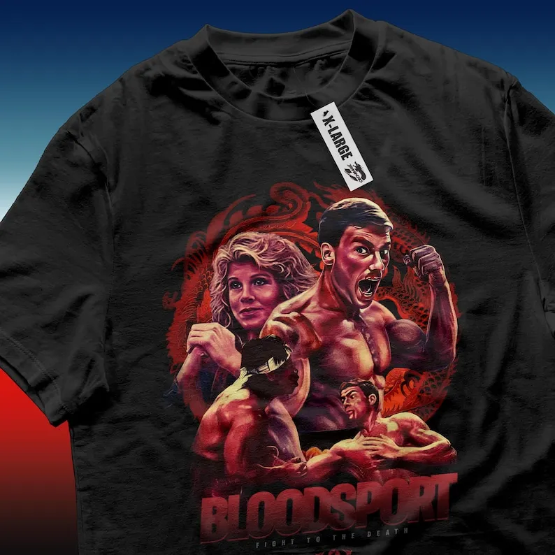 Bloodsport Kumite 80s 90s Retro Tee Vintage Van Damme JCVD T-shirt