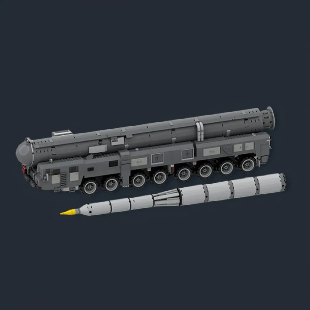 

NEW 2199PCS MOC Creative Model Rt 2PM2 Topol M Icbm Launcher 1 35 Scale Premium Display Building Blocks DIY Home Decor Gift Set