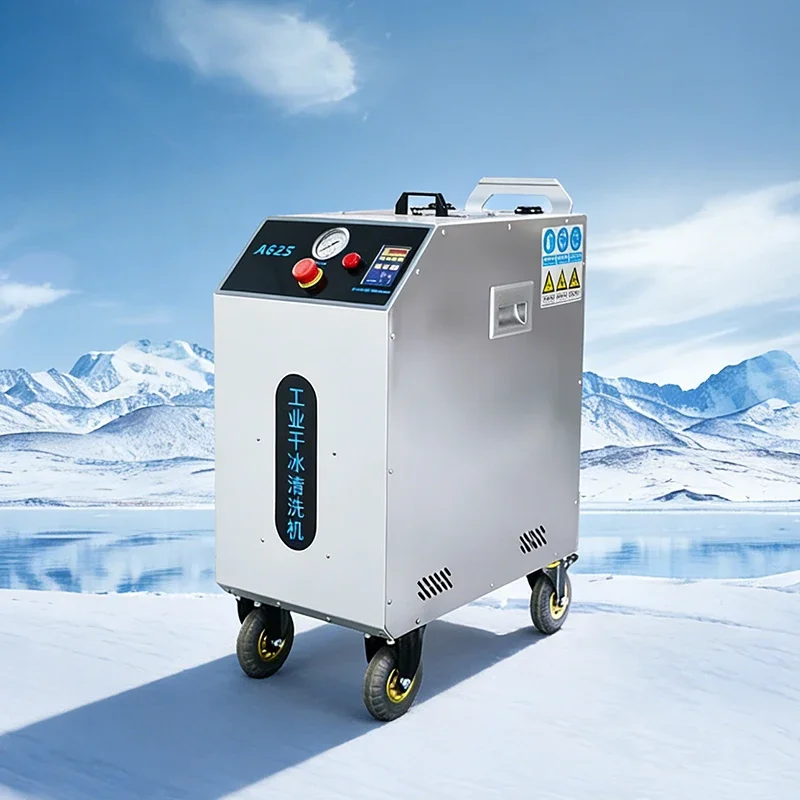 Dry Ice Cleaning Machine High Performance Dry Ice Blasting Machine CO2 Blast for Cars Vehicle Rust Removal Portable Cleaner