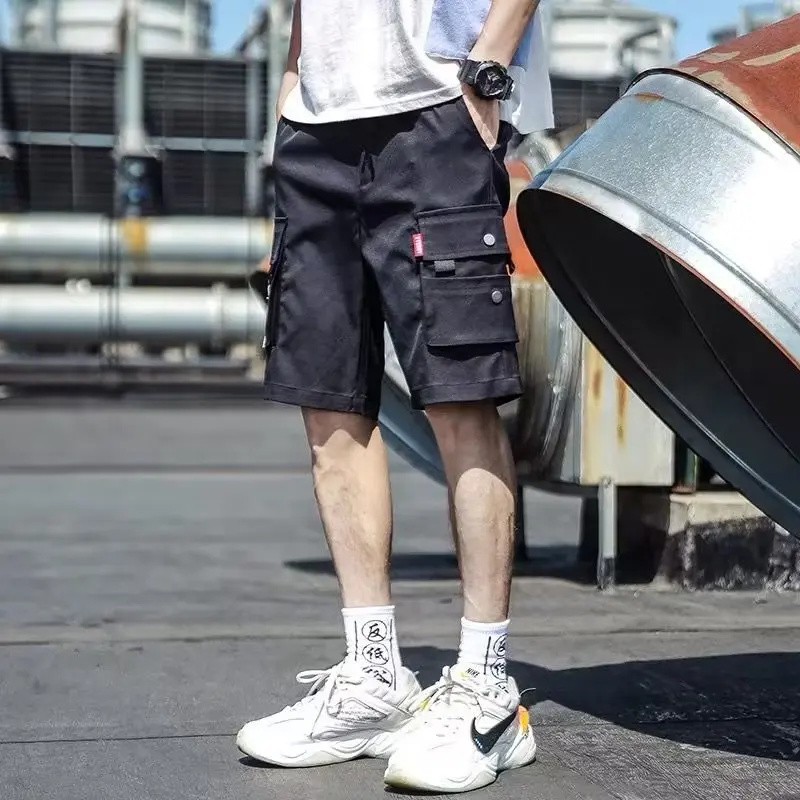 Summer Casual Shorts Men's fashion Instagram burst loose casual trend wearing casual pants in Korea version of the pants