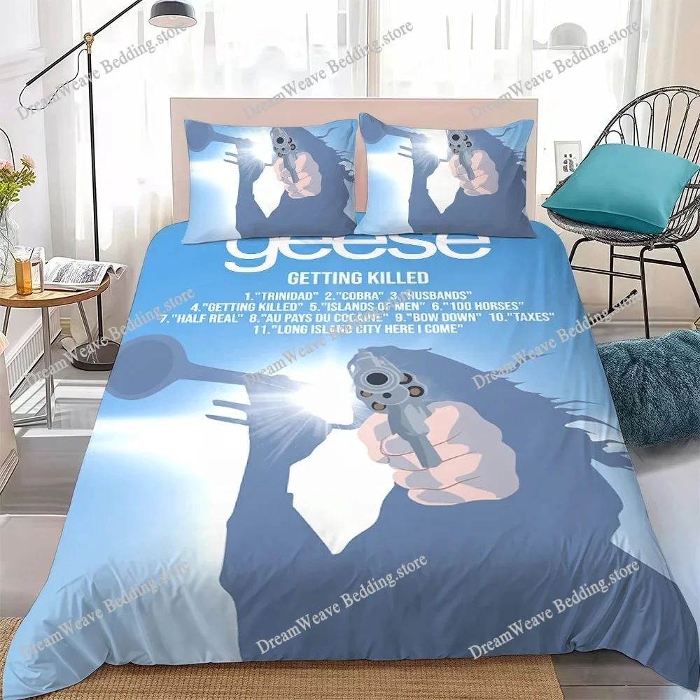 Band G-Geese Getting Killed Duvet Cover Set Home Style Bedding Soft Laundry Cotton Bed Student Dormitory Gift