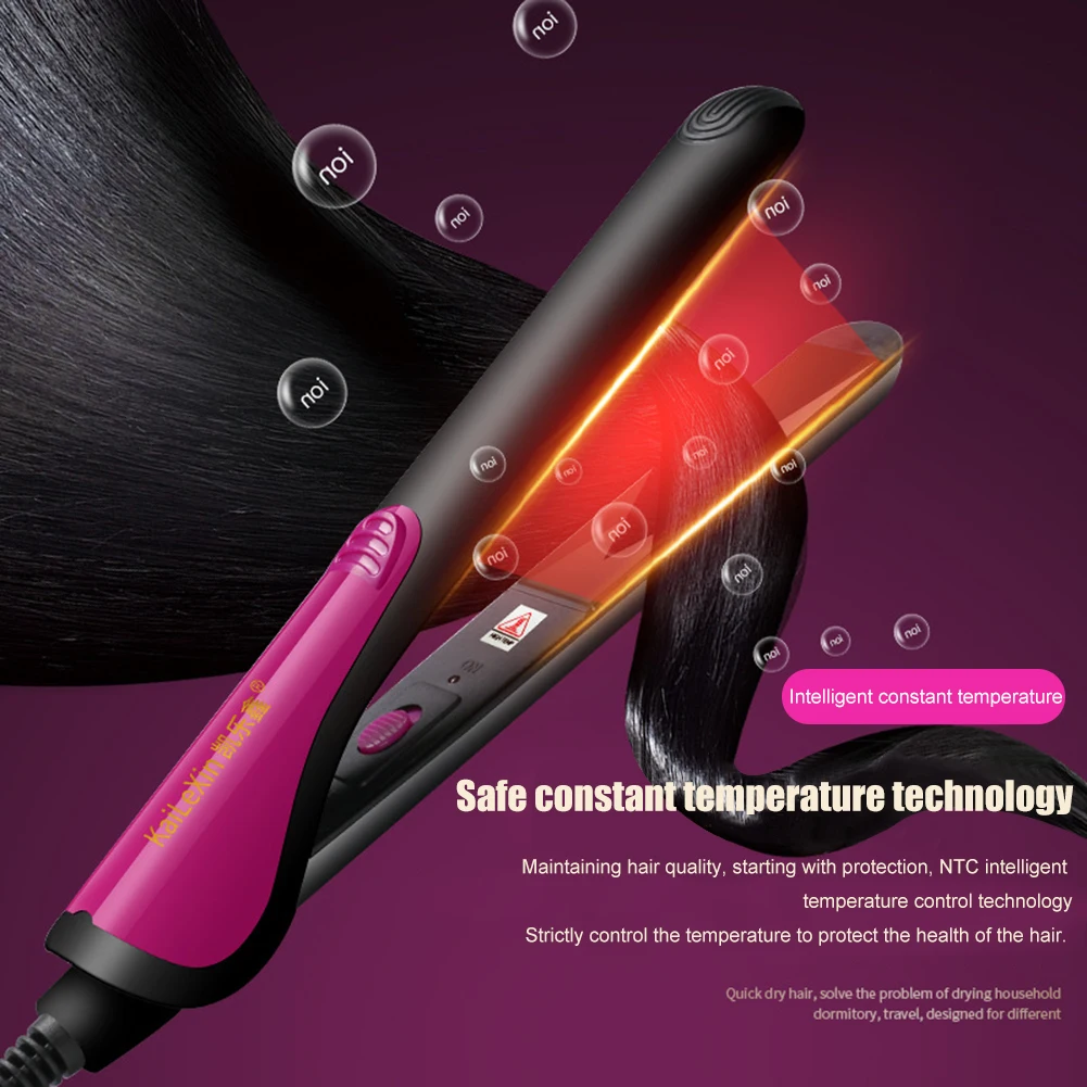 Straight Curly Hair Dual-Use Bangs Splint Household Ironing Hair Straightener