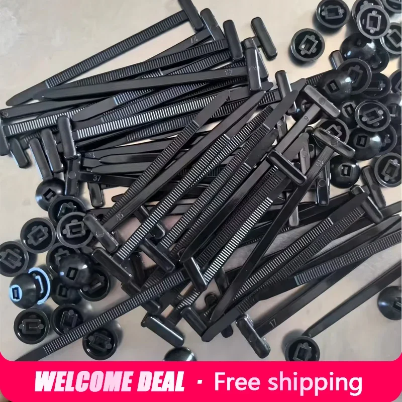 

Сверхмощные самоблокирующиеся кабельные стяжки, устойчивый к ультрафиолетовому излучению, высокопрочный нейлон с быстроразъемными пряжками для многоцелевой организации