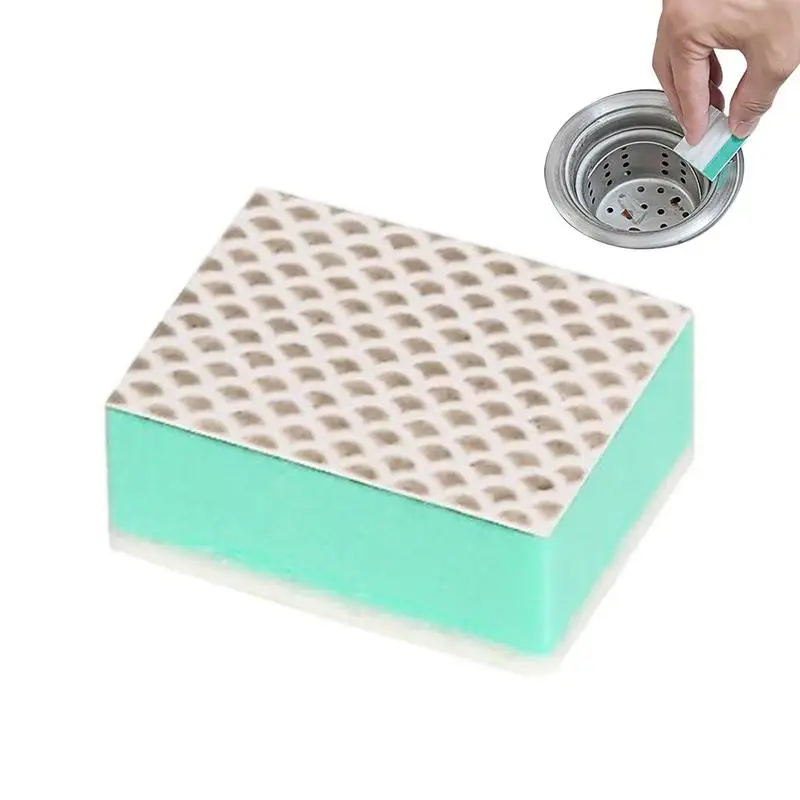 Kitchen Sink Cleaning Clothes Reusable Scrubber Wipes Non Scratch Cleaning Pads Multiuse Napkins For Bathroom Grooves Counter