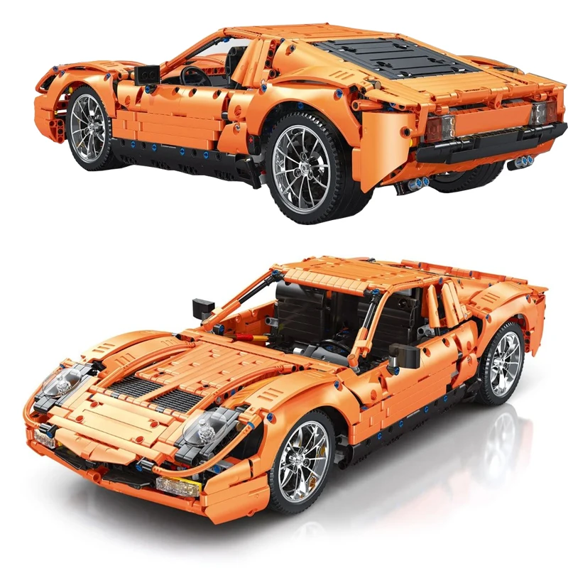 

2023 New Technical Sports Car Miura SV Building Blocks Model Compatible MOC-47261 2869pcs Bricks Toys for Children Gift Set