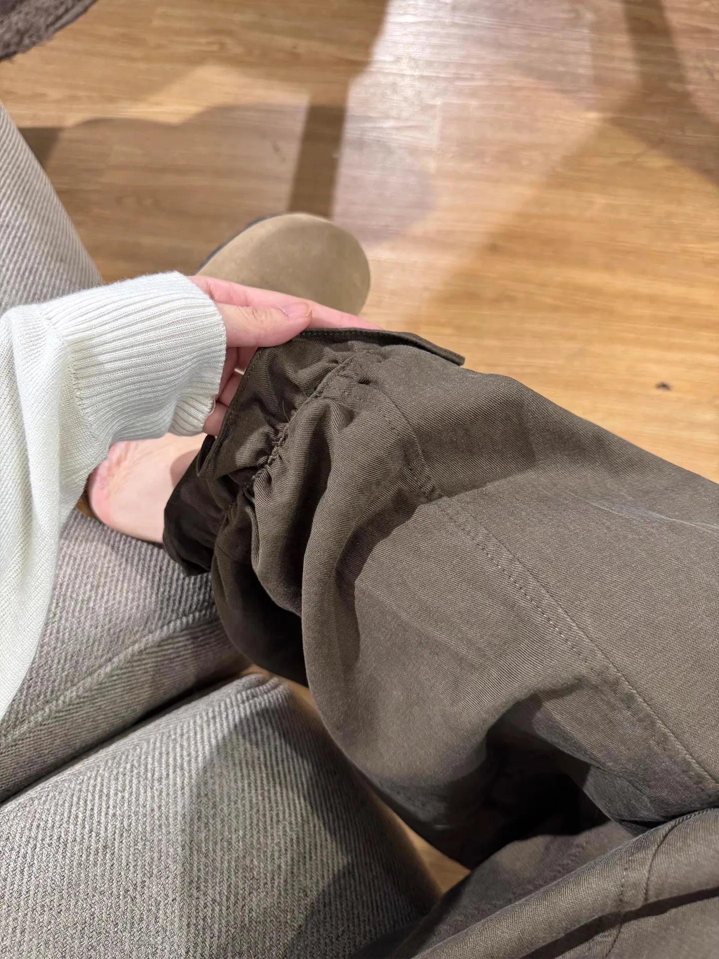 

Широкие брюки с высокой талией, женские осенние пояса, лоскутные блестки, клубная форма, трапециевидная форма, жаккардовая одежда с бисером, праздничная одежда, полированная, уникальная